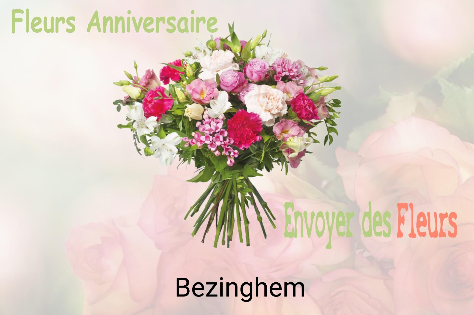 Bouquet de fleurs d’anniversaire livré à Bezinghem