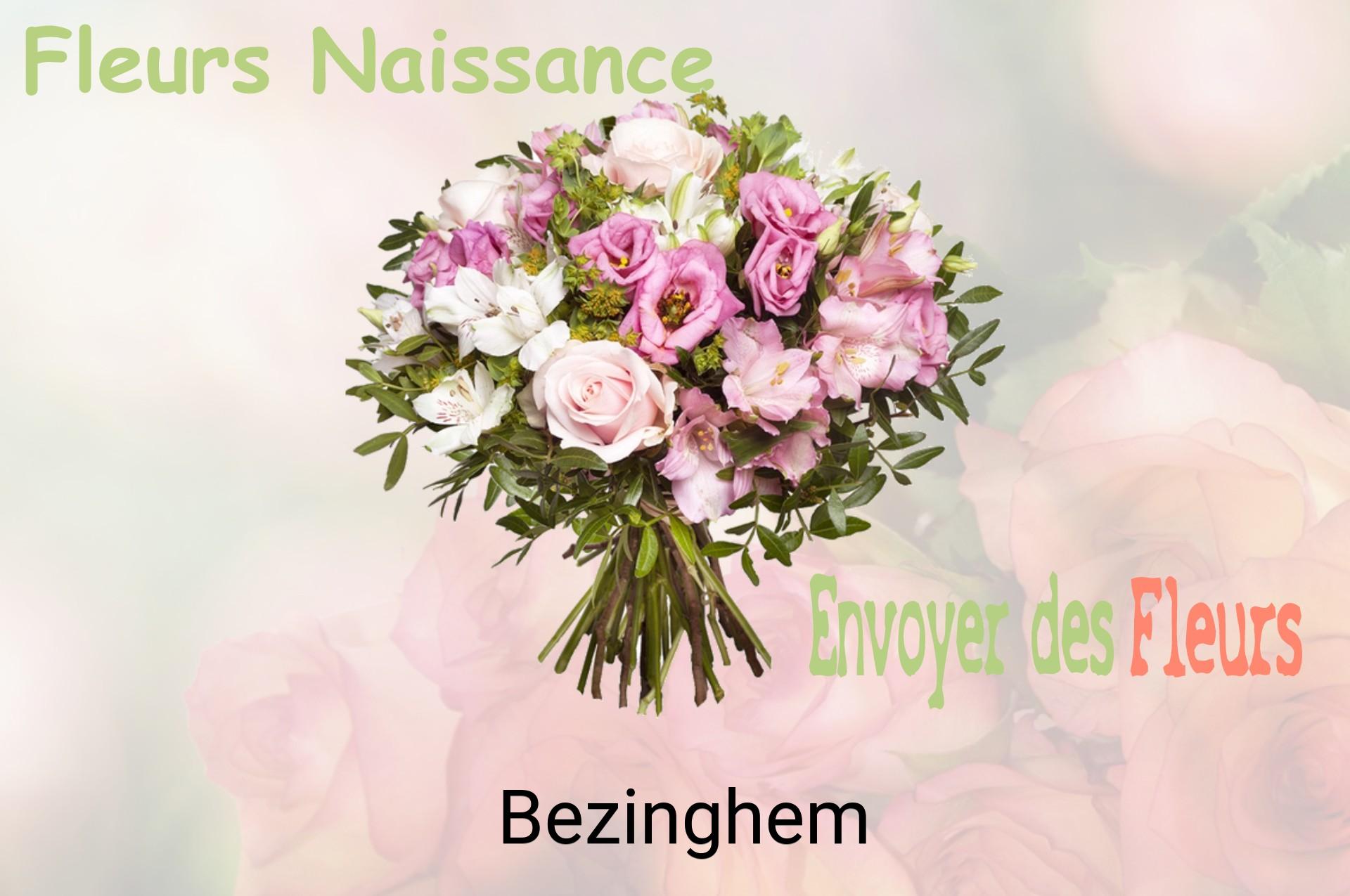 Bouquet de fleurs de naissance livré à Bezinghem